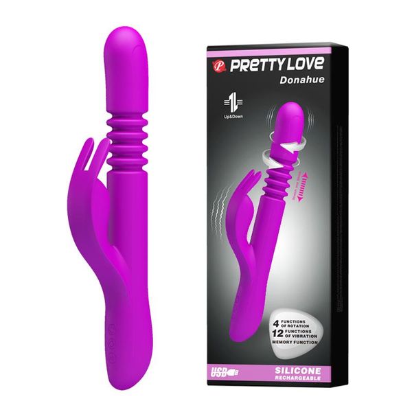 Wibrator królik Pretty Love Donahue, 26,8 cm (fioletowy) 7692 zdjęcie