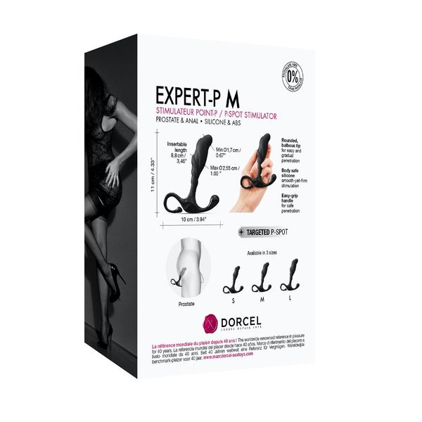 Masażer prostaty Dorcel Expert P M, 11 cm (czarny) 12883 zdjęcie