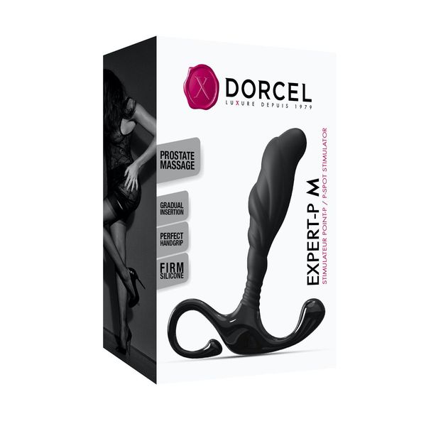 Masażer prostaty Dorcel Expert P M, 11 cm (czarny) 12883 zdjęcie