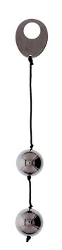 Вагинальные шарики Seven Creations Domino Metallic Balls, 20 см (серебристый) 7226 фото