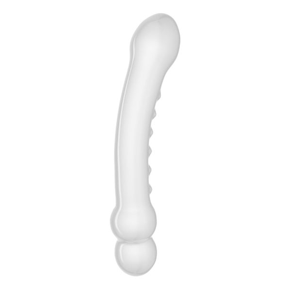 Szklane dildo LoveToys Glass Romance, 19 cm (przezroczysty) 14302 zdjęcie