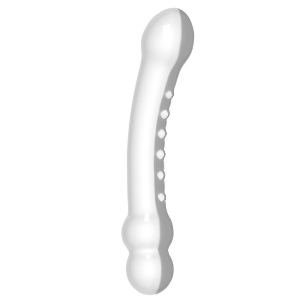 Szklane dildo LoveToys Glass Romance, 19 cm (przezroczysty) 14302 zdjęcie