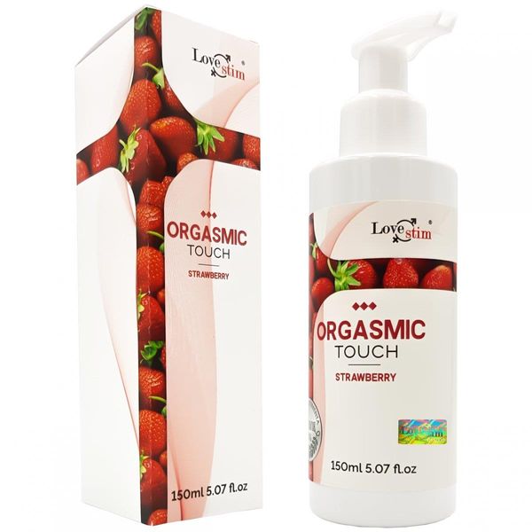 Żel do masażu LoveStim Orgasmic Touch, 150 ml (truskawka) 13198 zdjęcie