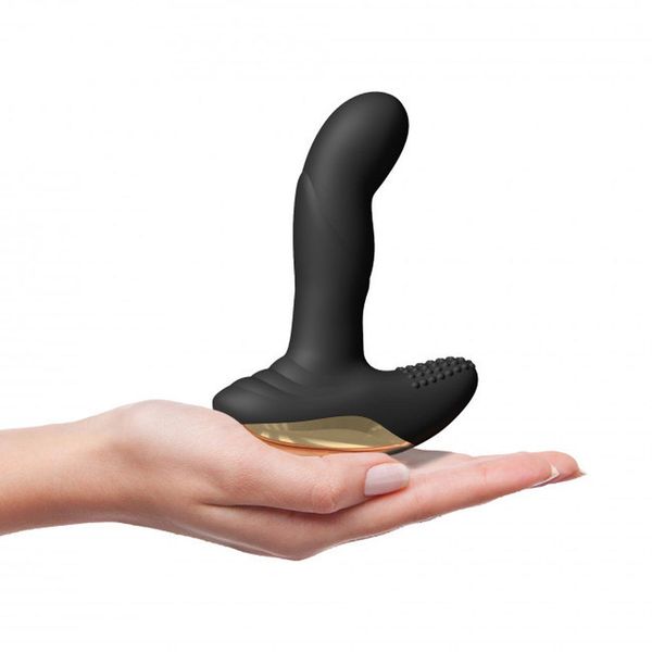 Масажер простати Dorcel P-Finger, 13,5 см (чорний) 12829 фото