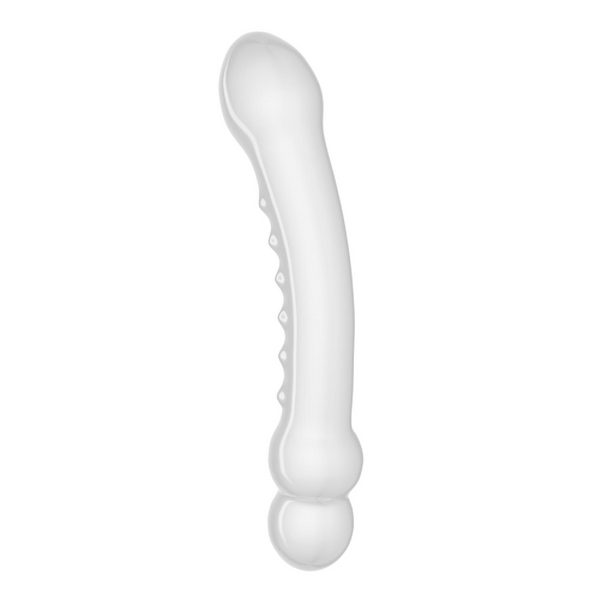 Szklane dildo LoveToys Glass Romance, 19 cm (przezroczysty) 14302 zdjęcie