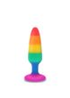 Korek analny Toy Joy Medium Twink Plug, 11 cm (tęcza) 16591 zdjęcie