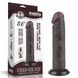 Dildo z przyssawką Lovetoy Sliding-skin Dong, 20 cm (czarny) 23371 zdjęcie 13