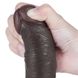 Dildo z przyssawką Lovetoy Sliding-skin Dong, 20 cm (czarny) 23371 zdjęcie 9