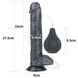 Dildo LoveToy Squirting 11&apos;&apos;, 28 cm (czarny) 14432 zdjęcie 2