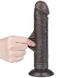 Dildo z przyssawką Lovetoy Sliding-skin Dong, 20 cm (czarny) 23371 zdjęcie 5