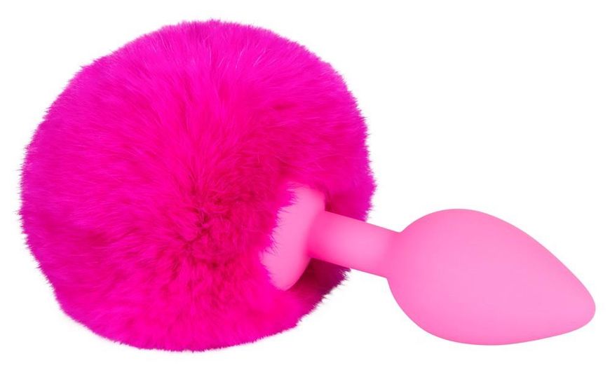 Korek analny z puchatym ogonkiem Orion Colorful Joy Bunny Tail, 13,5 cm (różowy) 4943 zdjęcie