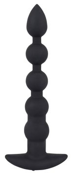 Анальная цепочка с вибрацией Black Velvets Rechargeable Beads, 21 см (черный) 7473 фото