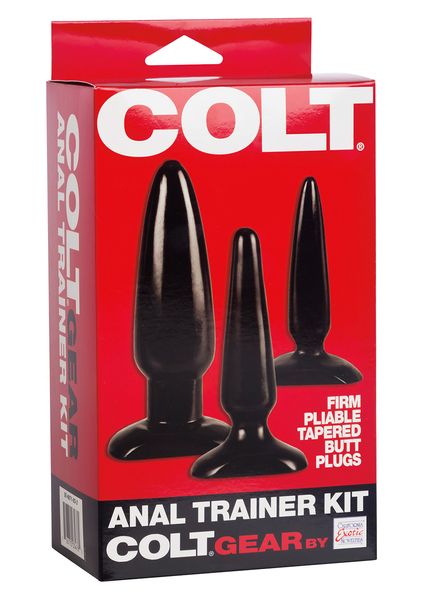 Zestaw korków analnych Colt Anal Trainer Kit, 3 sztuki (czarny) 4341 zdjęcie