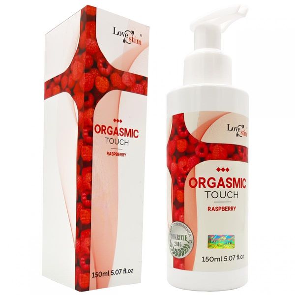 Żel do masażu LoveStim Orgasmic Touch, 150 ml (maliny) 13200 zdjęcie