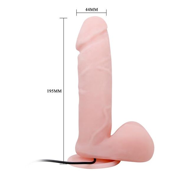 Realistyczny wibrator LyBaile Dong Flesh, 19 cm (w kolorze cielistym) 9037 zdjęcie