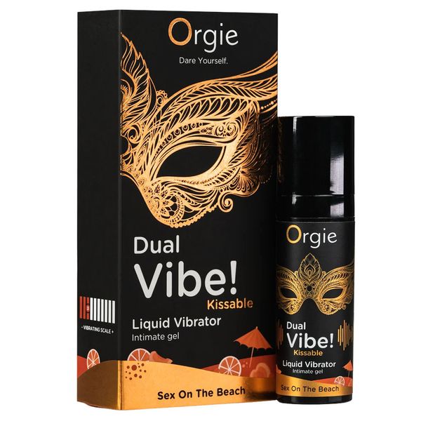 Wibrator w płynie Orgie DUAL VIBE! seks na plaży, 15 ml 18496 zdjęcie