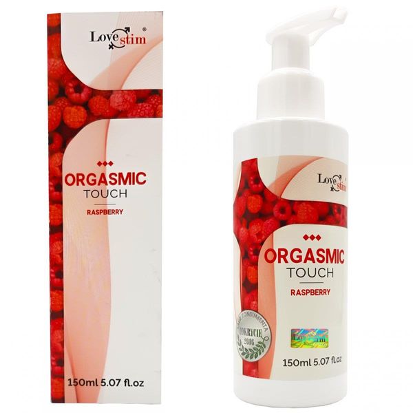 Żel do masażu LoveStim Orgasmic Touch, 150 ml (maliny) 13200 zdjęcie