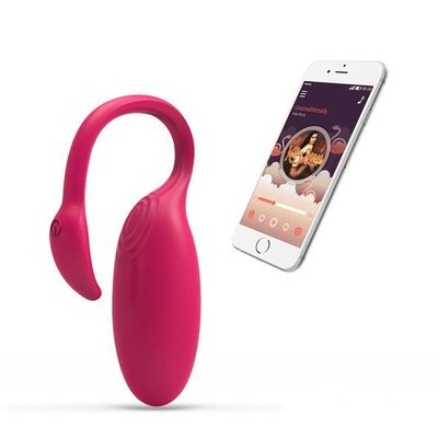 Виброяйцо с управлением со смартфона Magic Motion Flamingo, 7,2 см (розовый) 12653 фото