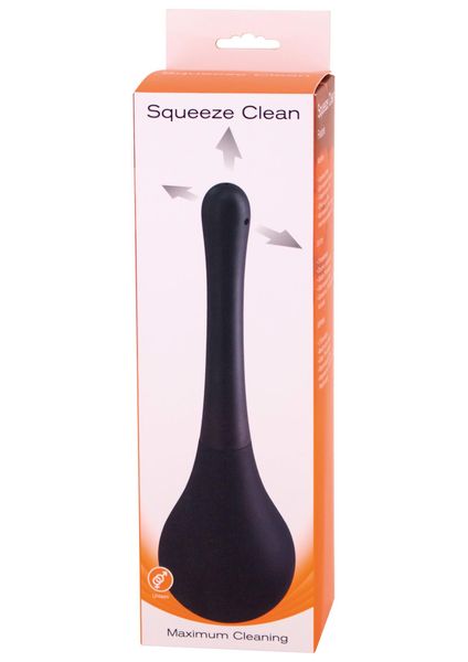 Prysznic analny Seven Creations Squeeze Clean, 250 ml (czarny) 4143 zdjęcie