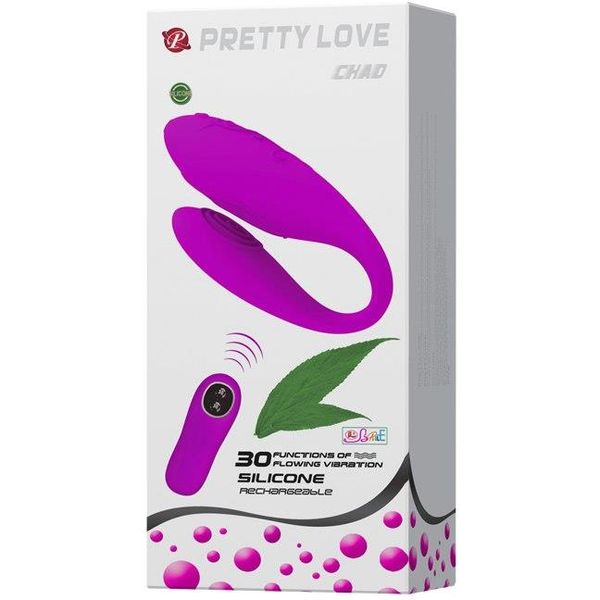 Вибратор Pretty Love Chad Vibrator, 9,3 см (фиолетовый) 7646 фото