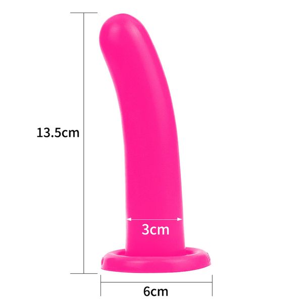 Dildo LoveToy Holy Dong Medium, 13.5 cm (różowy) 14610 zdjęcie