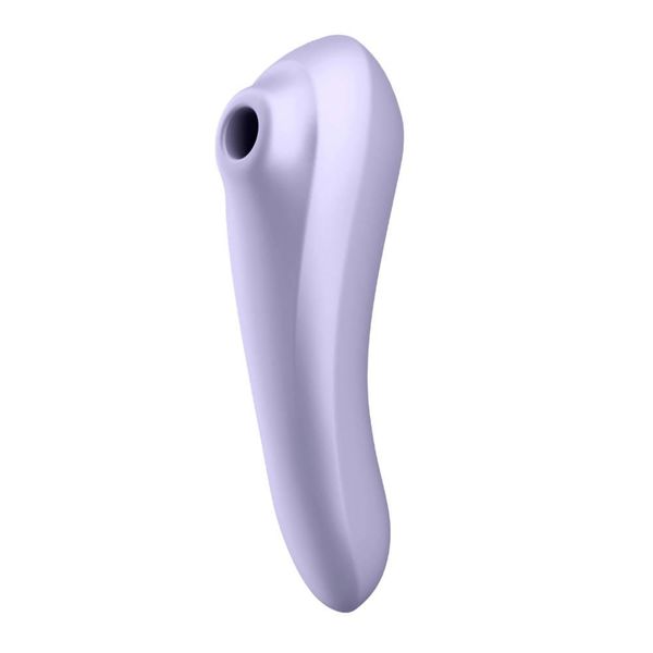 Wibrator z masażerem próżniowym Satisfyer Dual Pleasure, 18 cm (liliowy) 10510 zdjęcie