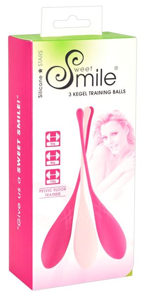 Вагінальні кульки Sweet Smile 3 Kegel Training Balls, 3 шт (мульти) 8734 фото