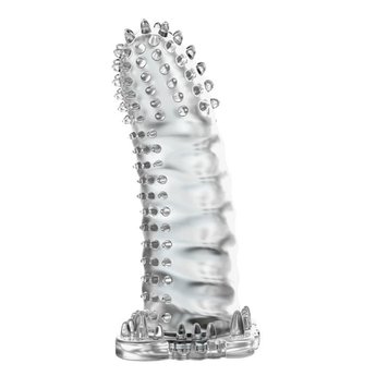 Насадка на пенис Brave Man Penis Sleeve Crystal, 14 см (прозрачный) 9993 фото