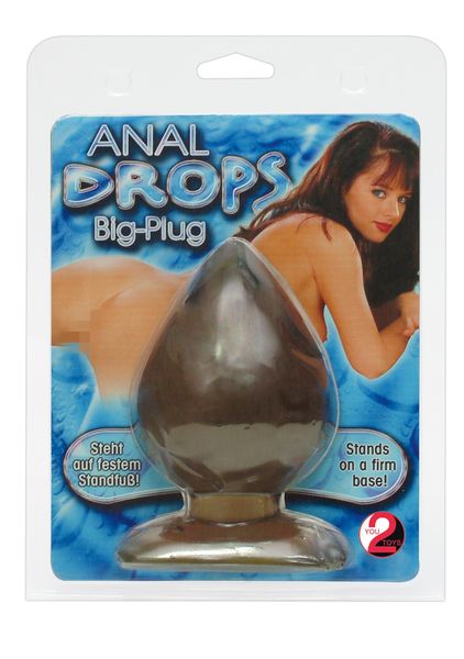 Korek analny Orion Anal Drops Big Plug, 13 cm (czarny) 4975 zdjęcie