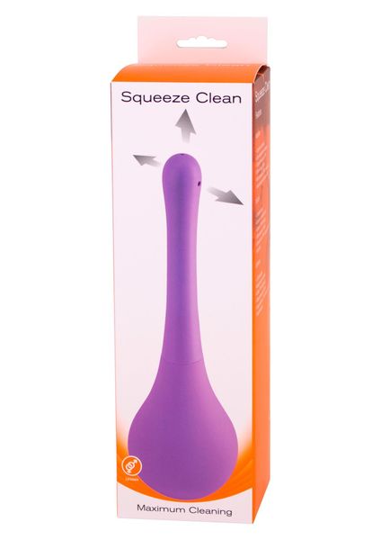 Prysznic analny Seven Creations Squeeze Clean, 250 ml (fioletowy) 4144 zdjęcie