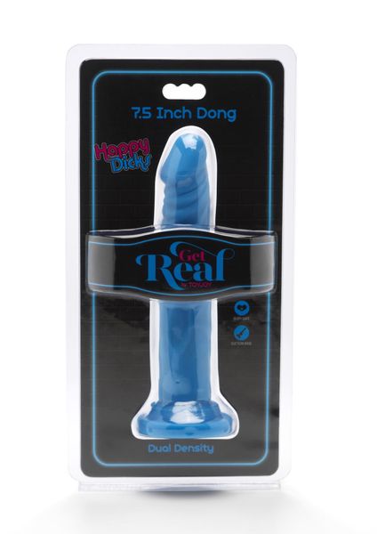 Dildo Get Real Happy Dicks Dong 7.5 In, 19 cm (niebieski) 7526 zdjęcie