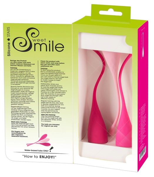 Вагинальные шарики Sweet Smile 3 Kegel Training Balls, 3 шт (мульти) 8734 фото