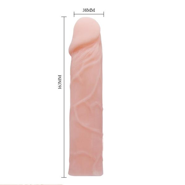 Dildo Super Excitement Sextoy Fresh, 16.3 cm (cielisty) 11658 zdjęcie