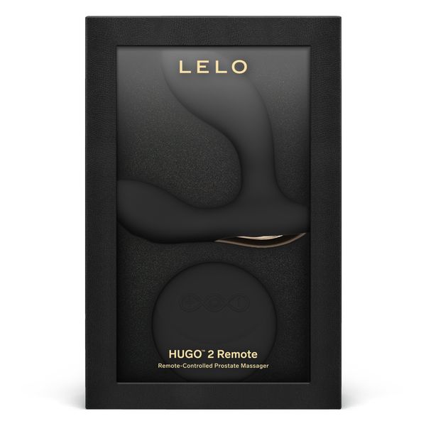 Стимулятор простаты LELO Hugo 2 Remote, 10,7 см (черный) 35341 фото