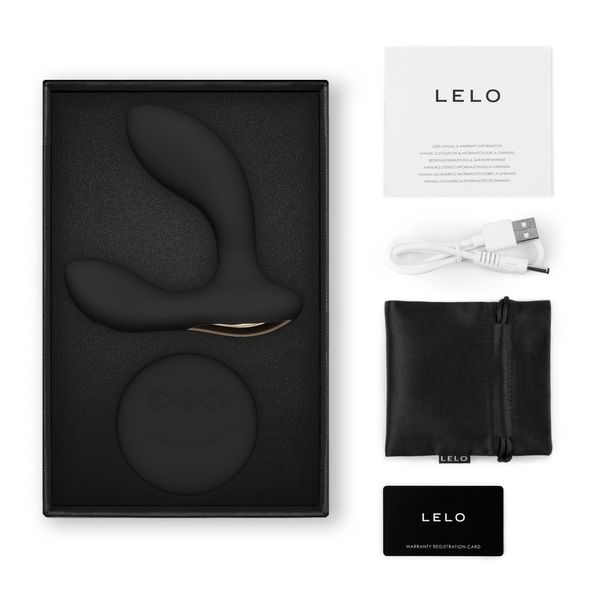 Stymulator prostaty LELO Hugo 2 Remote, 10,7 cm (czarny) 35341 zdjęcie