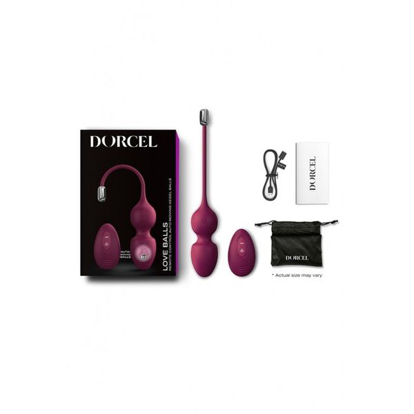 Kulki gejszy Dorcel Love Balls, 22 cm (śliwka) 14893 zdjęcie