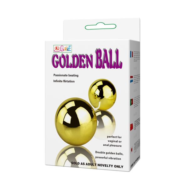 Kulki gejszy LyBaile Golden Ball, 3,5 cm (złoty) 14920 zdjęcie