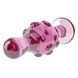 Анальна пробка Lovetoy Glass Romance GS17, 11,3 см (рожевий) 14417 фото 3