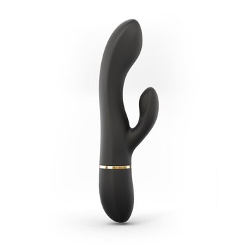 Wibrator króliczek Dorcel Glam Rabbit, 21,8 cm (czarny) 12863 zdjęcie