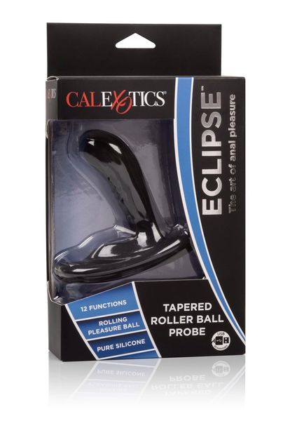 Стимулятор простаты CalExotic Eclipse Roller Ball Probe, 10,3 см (черный) 7094 фото