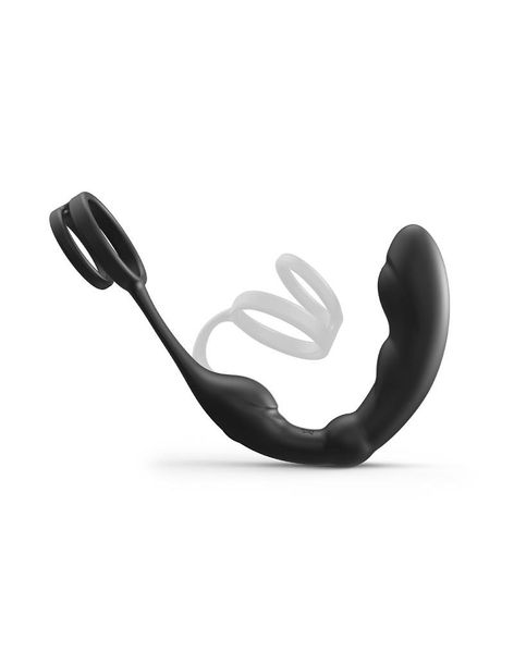 Pierścień erekcyjny ze stymulatorem prostaty Dorcel P- Ring, 18 cm (czarny) 13459 zdjęcie