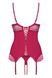 Gorset i stringi Obsessive Rosalyne, S/M (czerwony) 8749 zdjęcie 5