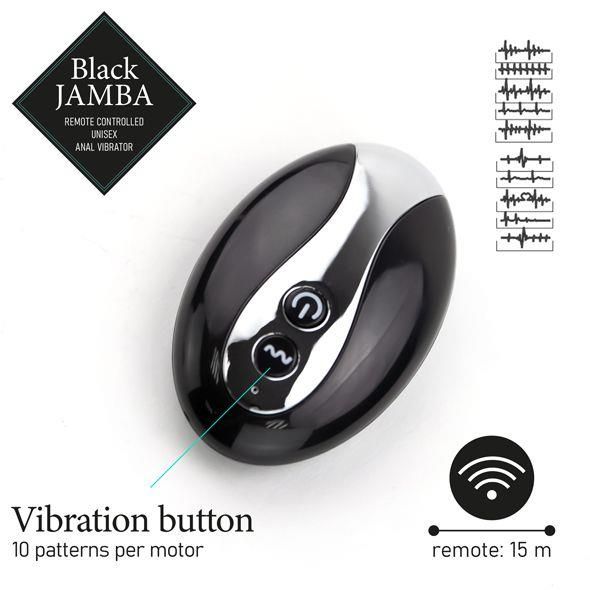 Analny wibrator FeelzToys Jamba, 12,3 cm (czarny) 12552 zdjęcie