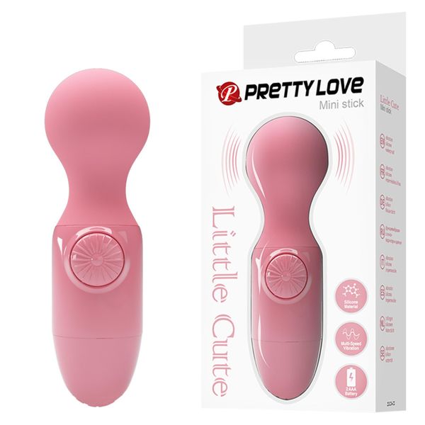 Vibromassager Pretty Love Mini Stick Little Cute, 12 cm (różowy) 17700 zdjęcie