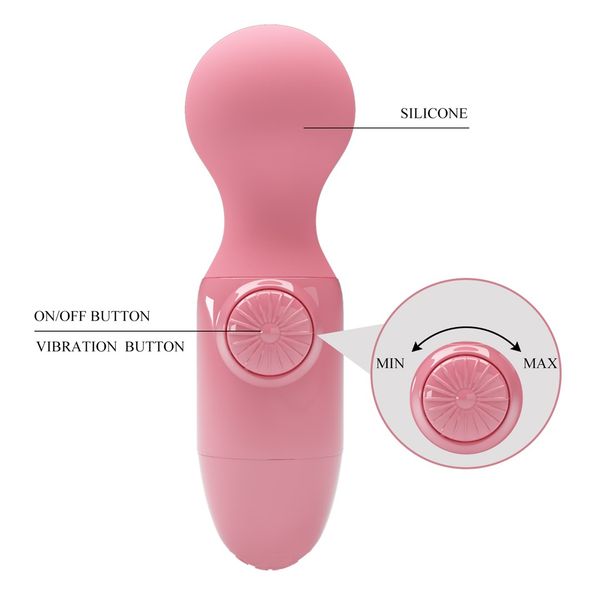 Vibromassager Pretty Love Mini Stick Little Cute, 12 cm (różowy) 17700 zdjęcie