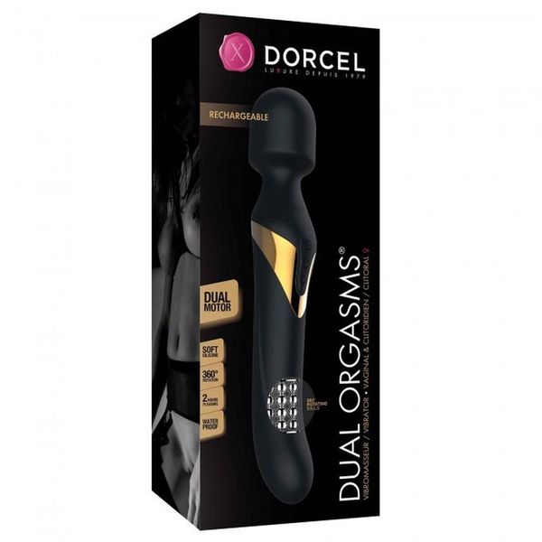 Wibromasażer Dorcel Dual Orgasms, 24 cm (czarny) 12852 zdjęcie