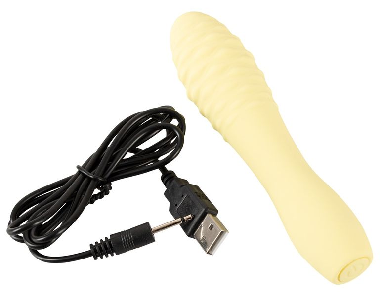 Mini wibrator Cuties Mini Vibrator, 14,2 cm (żółty) 13683 zdjęcie