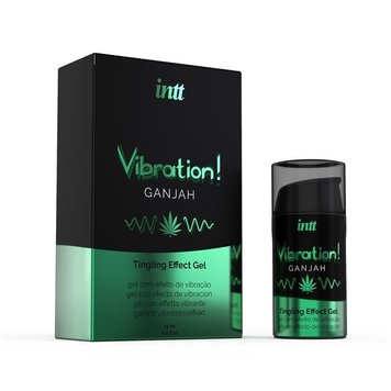 Wibrator w płynie o zapachu konopi Intt Vibration, 15 ml 8477 zdjęcie