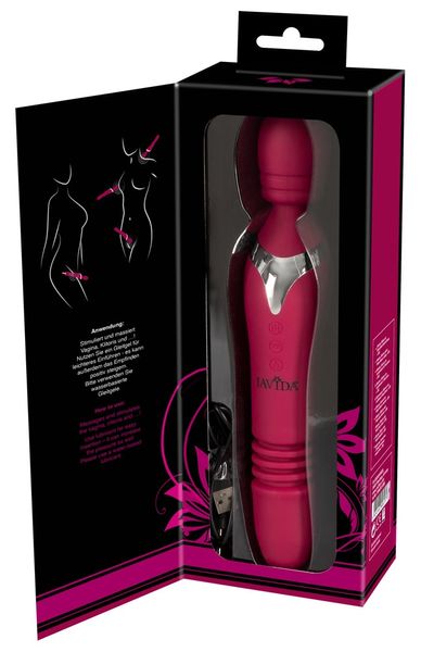 Wibrator Javida Warming & Thrusting Vibe, 27 cm (różowy) 9567 zdjęcie