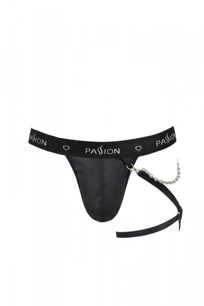 Мужские стринги Passion Free Your Senses Thong Bill 058, L/XL (черный) 16061 фото